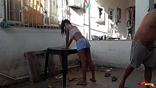 Rough Anal Passion With Latina Babysitter