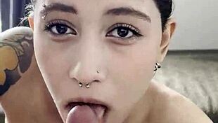 best friend blowjob and swallowing cum in mouth 😍