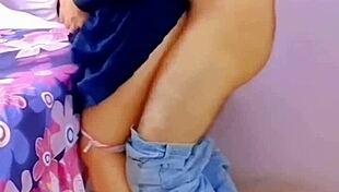 Mexican schoolgirl gets broom in ass then wild sex