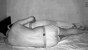 A hot chick is sharing a bed with her stepbrother, it’s great