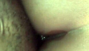 Rough fucking ebony girl with big ass in missionary