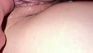 JERKING OFF at night, looking at HOLES with skinny brunette babe