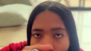 Neighbor's Huge Cock Deepthroat Session