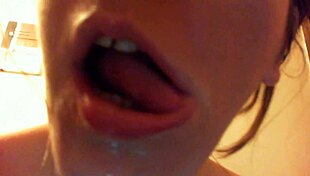 Nicoletta Explores Mouth Soap Fetish Solo