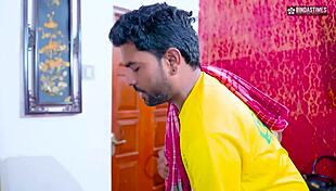 Desi Horny Female Bangs House Owner and Seduces Local Servant - Intense!