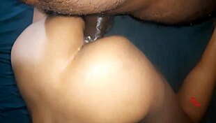 skinny babe takes huge cock in anal