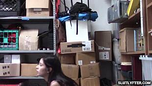 shoplifter jasmine gomez gets punished
