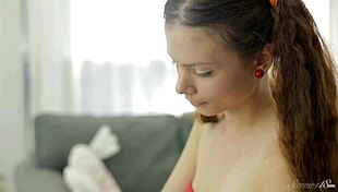 Beautiful Woman Feels Intense Emotions In Deepthroat And Facial Session