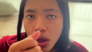 Neighbor's Huge Cock Deepthroat Session