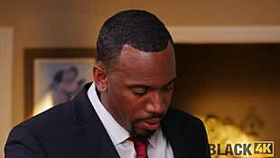 Black4K: Cute teen sucks huge cock to satisfy her stepmom's lust