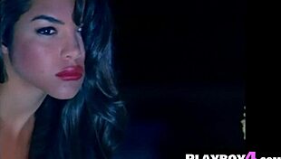 morena corwin and tamara sky posing naked, showing off their big tits and hot booties