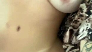 Exhibitionist Wife Flashes Tight Pussy Outdoors in Solo Masturbation