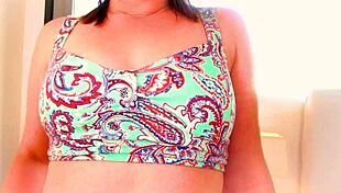 Hope Howell handles huge cock in pov blowjob, deepthroat, and swallow