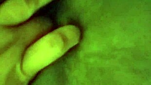 retro bbw black babe teases with striptease, rips clothes, and masturbates in blue film style