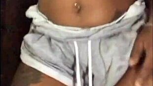 next door ebony milf flashin tits in shorts