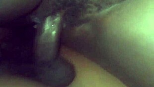 Rough fucking ebony girl with big ass in missionary