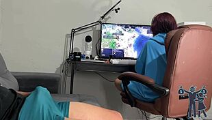 Latina Brunette with Natural Tits Risks Exposing Monster Cock