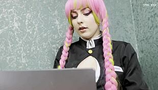 Kanroji Mitsuri's Big Tits Fuck Your Cock