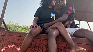 this nigerian girl gave me a mind-blowin blowjob that left me bent over