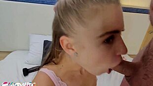 Bonnie Dolce's rough anal deepthroat!