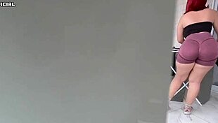 Hired Latina Employee With Huge Ass Drives Me Crazy In Voyeur POV