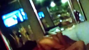 my cousin's ex-wife blows me and eats balls in motel