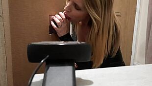 Bettie Hayward Performs In Gloryhole Special Episode Of Blowjob Series