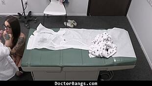 doctor bangs shy teen patient in hospital