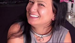 shy german teen tries amateur casting interview