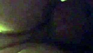 Me and my girlfriend in the bedroom.