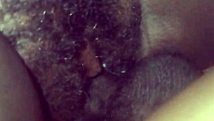 Rough fucking ebony girl with big ass in missionary