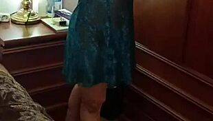 Fucking my mother-in-law hard while girlfriend sleeps, filling her with cum.