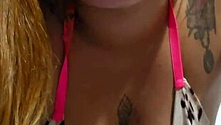 Young Amateur Flashes Short Skirt for Attention on USA Streets