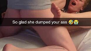 Cheating milf wife bred and creampied on snapchat compilation