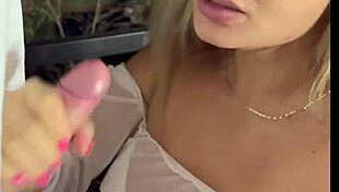 Colombian Blonde Karen Sleent Enjoys Big Cock Outdoors