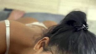 Pov Blowjob With Stepbrother's Big Black Cock.