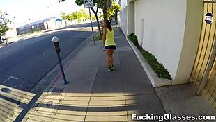 Fuck Glasses Petite Norah Nova Gets Cum!