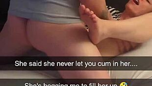 Cheating milf wife bred and creampied on snapchat compilation