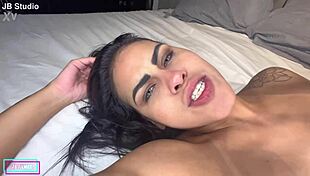 Hey, she sucks my big black cock with her natural tits bouncing, wanna see?