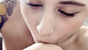 best friend blowjob and swallowing cum in mouth 😍