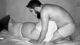 A hot chick is sharing a bed with her stepbrother, it’s great