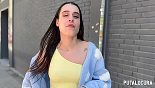 Putalocura's cute Spanish mature Briseida Myers bent over in doggystyle and cowgirl swallow