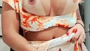 Morena Gostosa Teases with Her Tasty Tits on Display