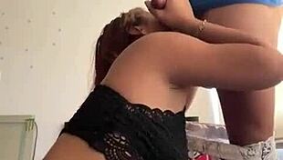 Latina amateur feels intense emotions during her first sloppy interracial blowjob