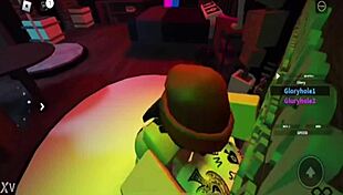 Roblox adventure with a bunny character