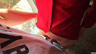 Intensive rubbing leads to cum in panties