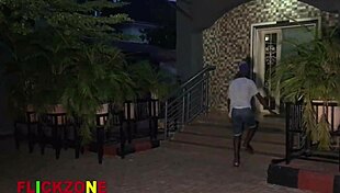 Sex Found in Sports with Ebony Big Natural Tits and Ass Close-Up!