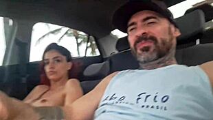 Risky Public Masturbation on Street for Hot Babe!