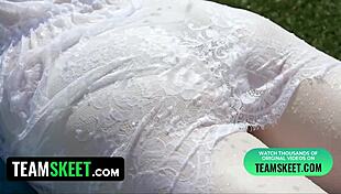 Krystal orchid rides big cock with hairy pussy and cumshot