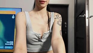 my girlfriend shows her wild side outdoors